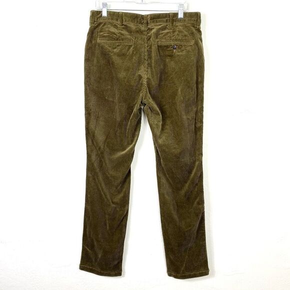 Taylor Stitch The Democratic Foundation Pant in Olive Cord Corduroy Pants 33 - Picture 2 of 9